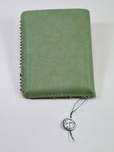 Load image into Gallery viewer, Lined Leather Sleeve Envelope with 3 mini notebooks